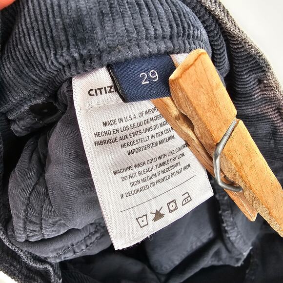 Citizens of Humanity Isola Corduroy 70s Flare Leg Retro Pants Sz 29 Stretch - Picture 10 of 14